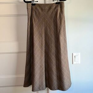 Wool maxi skirt